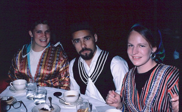 Ali with friends, Bloomington, Indiana
