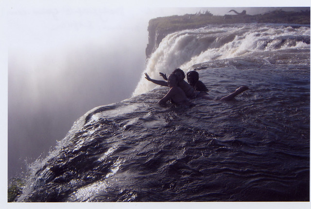 In the Water at Victoria Falls