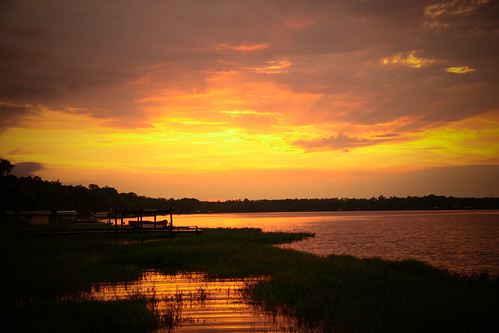 sunset red sky lake florida redsky earleton toddshaffer