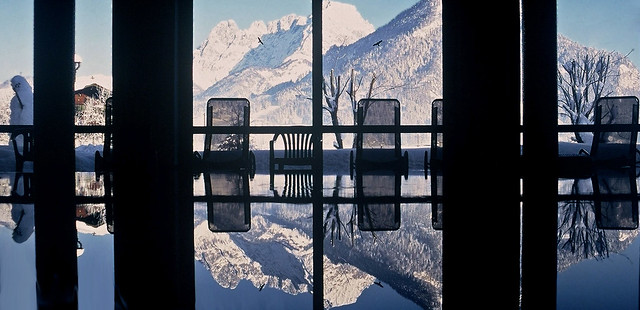 Swiss Alps Reflection - St Johann