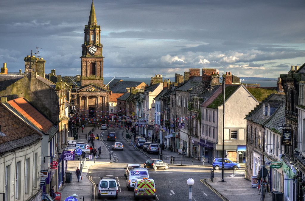 Berwick-upon-Tweed - Town centre, Marygate is the main stre…