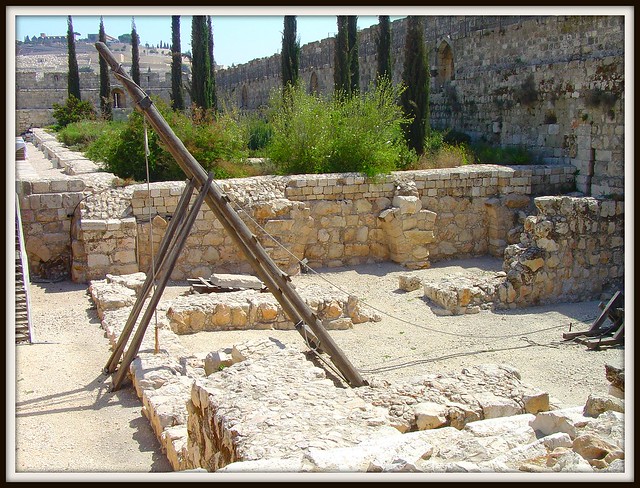 Catapult model  , Old Jerusalem