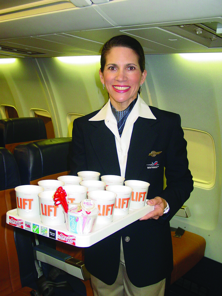 Southwest Airlines Flight Attendant | Monica Huggins shows o… | Flickr