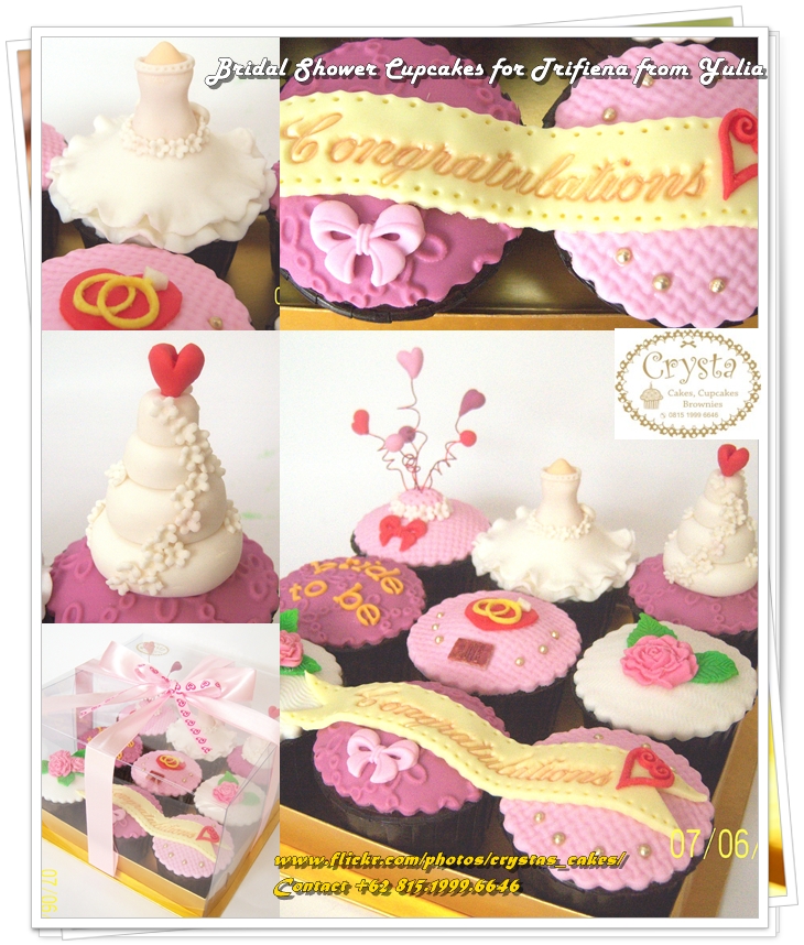 Bridal Shower Cupcakes Set