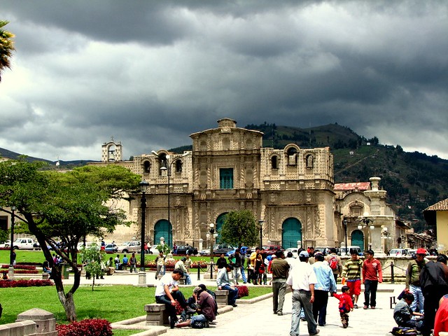 Plaza de armas de Cajamarca