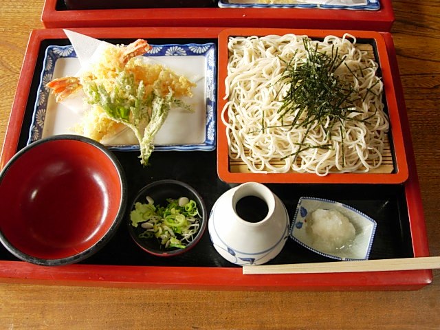 Japanese foods ~Tenpura  Buckwheat noodles