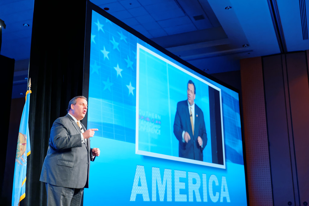 Governor of New Jersey Chris Christie at Southern Republican Leadership Conference (SRLC), Oklahoma City, OK May 2015 by Michael Vadon