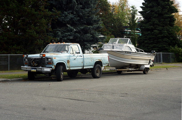 Ford Truck and Boat in Spenard