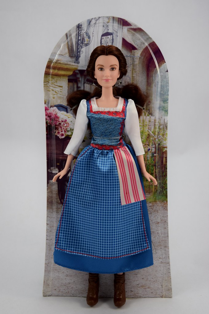 Details about  / Disney Beauty and the Beast Movie Village Dress Belle Doll Emma Watson 2016 NEW