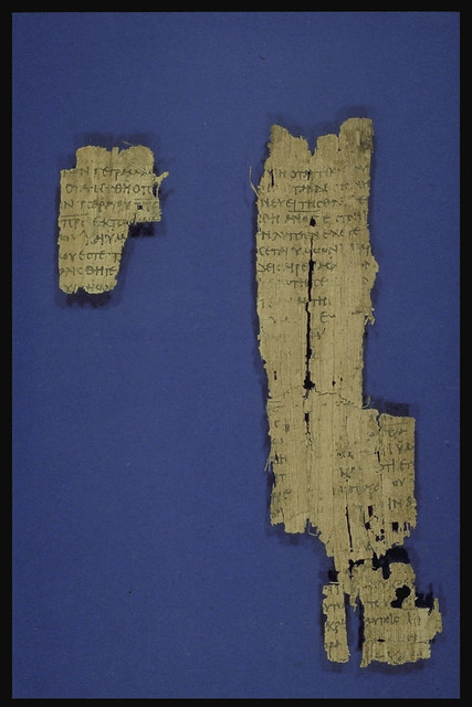 Papyrus Fragment of St John's Gospel Third Century MS Gen 1026/13