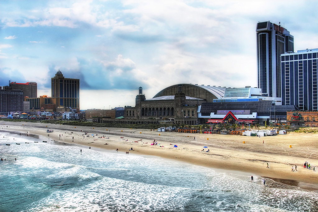 Atlantic City, New Jersey Skyline | Multiple exposures shot … | Flickr