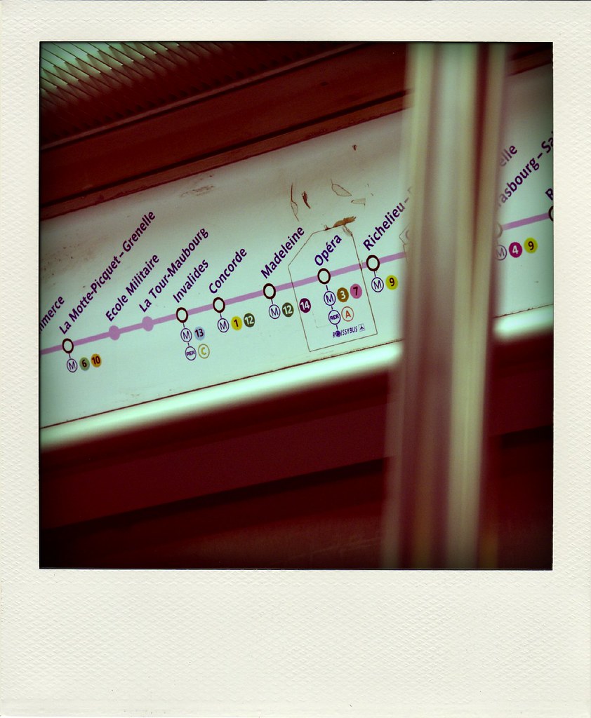 Paris Metro Poladroid
