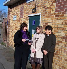 Therese Evans, Kairen Goves and Angela Clear are campaigning to save the public toilets in Wickham

See www.saveourloos.com for details