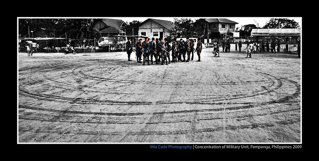 Pampanga, Philippines - Concentration of Military Unit on Good Friday.