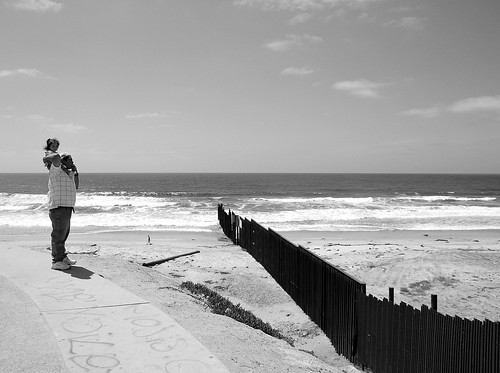 The Other Side - US/Mexico Border Fence by 37 °C