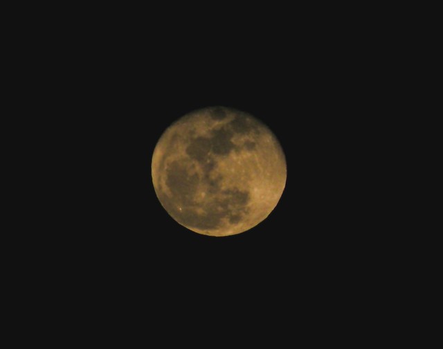 My first Moon Shot and it was starting to get cloudy