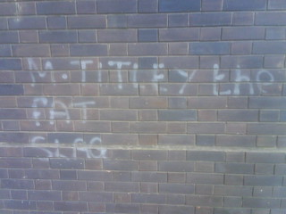 M. TITLEY the FAT SLAG | I love this sort of graffiti. More … | Flickr