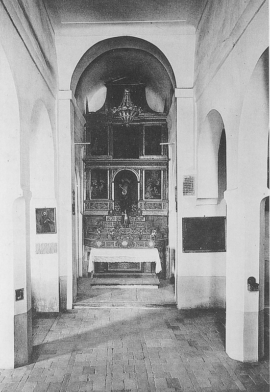 Interior de la Iglesia de San Lucas de Toledo a principios del siglo XX. Archivo Rodríguez