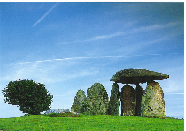 Pentre Ifan Burial Chamber Wales Postcard