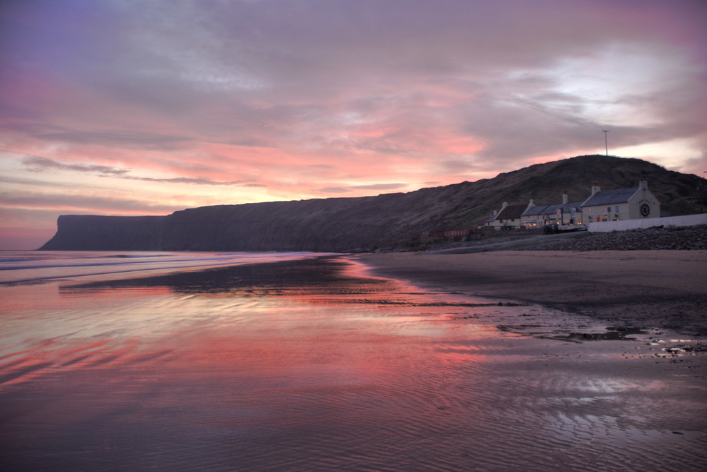 Sun rise over Saltburn 2