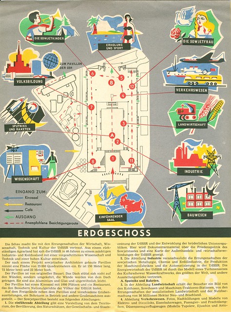 Pavillion der  UdSSR Expo 1958 Brussels