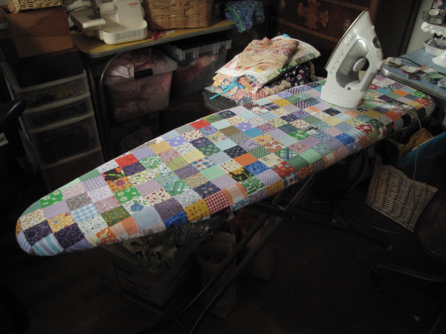 patchwork ironing board cover