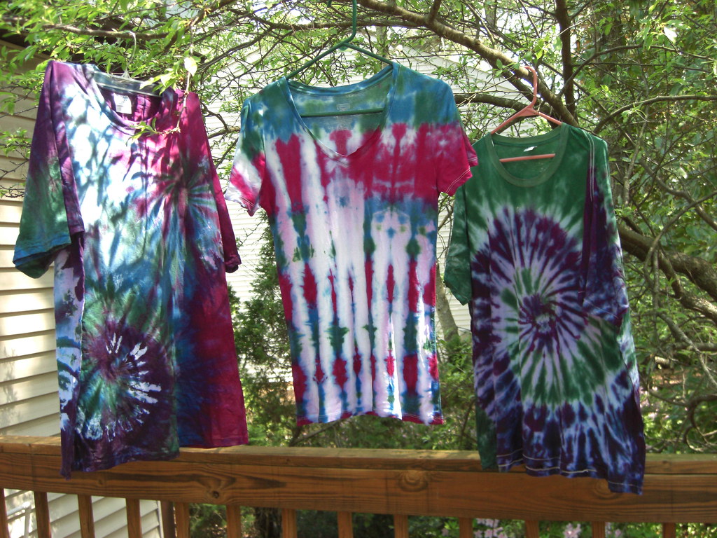 Tie dye shirts | Fronts | VirtKitty | Flickr