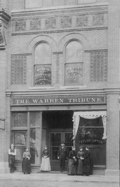 Warren Tribune building, High Street, Warren, Ohio, mid-1800s