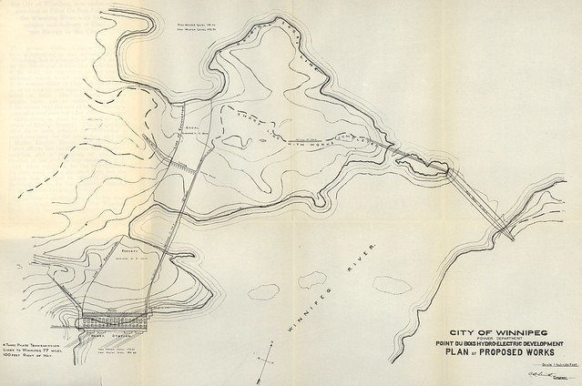 Point Du Bois Hydro-Electric Development Plan of Proposed Works (1909)
