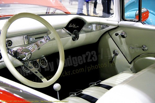 1955 Chevy Bel Air Coupe Interior 0451 2009 World of Wheels Auto Show | by Jezevec40 (formerly Badger 23)