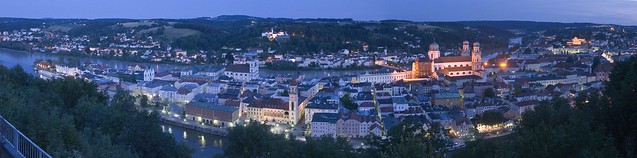 Passau Abendpanorama
