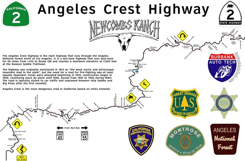 Angeles Crest Highway Map | Angeles Crest Highway Map This i… | Flickr