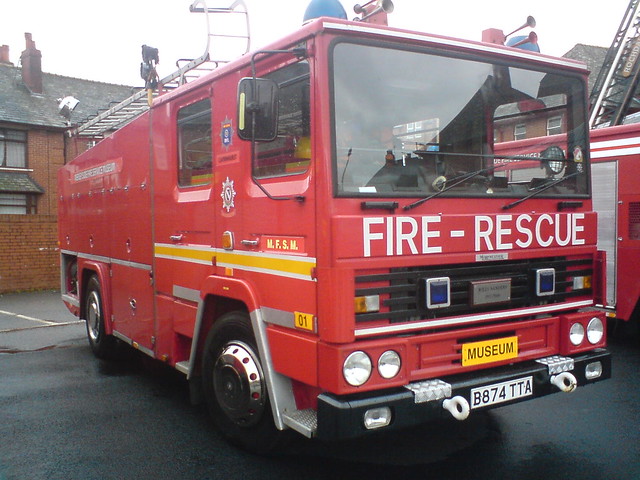(112) Merseyside Fire Museum Dennis B874 TTA. DSC00130