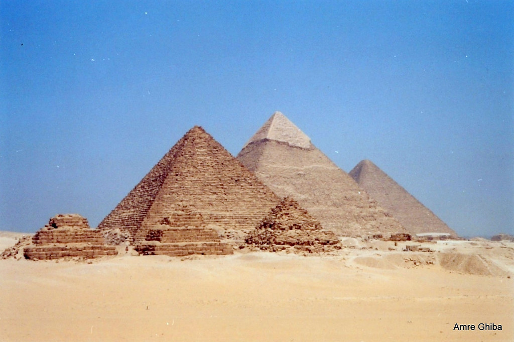 Gizeh pyramids, Pyramides de Gizeh, Pyramide von Gizeh