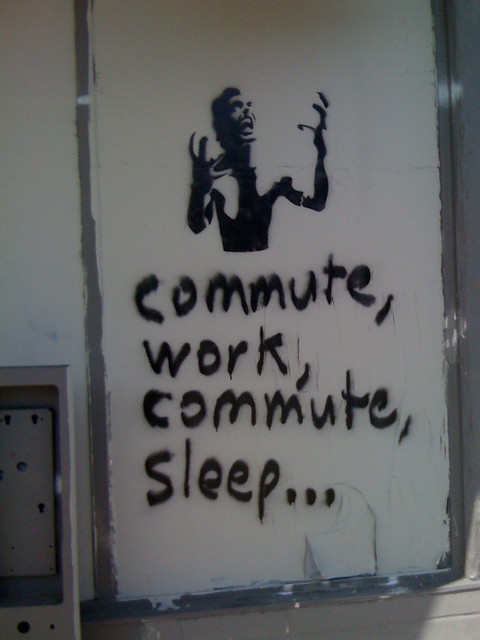 commute work commute sleep
