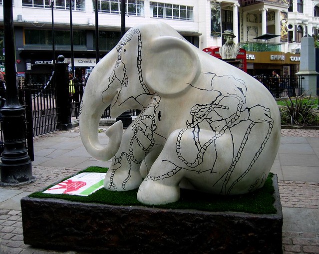 Elephant in Leicester Square