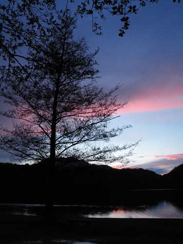 mixing color in lake levico by hydrojeno, sunset in lake levico, before the concert of PFM...sunset italy lake tree lago italia tramonto colou
