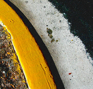 Yellow Curb Concrete Pavement Dirt | Christopher Sessums | Flickr