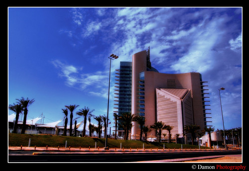 blue sky cloud building clouds landscape geotagged photography nikon ministry oil kuwait showcase damon tutorial q8 cubism architacture d40 nikond40 geo:lat=2931166 geo:lon=47481766