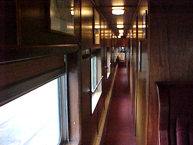 Private Rail Car - Promontory Point, corridor