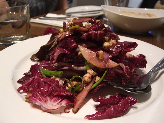 Radicchio, Pear, Hazelnut Salad with Pecorino Cheese and vincotto Dressing - Solarino AUD13.90
