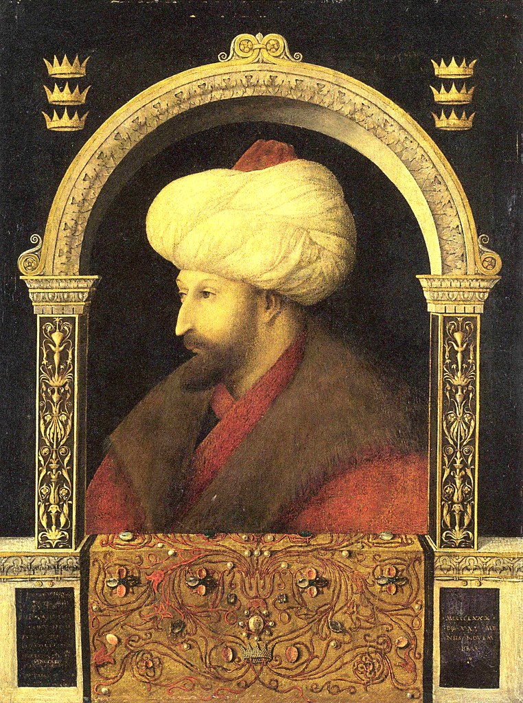 Bellini, Gentile (1429-1507) - 1479c.Sultan Mehmet II (National Gallery London)