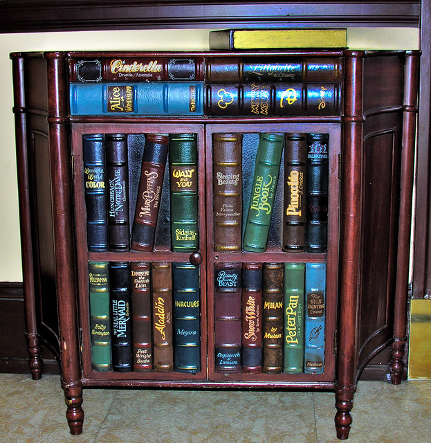 Faux Bookcase in Disneyland's City Hall