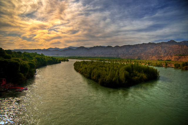 Yellow river (Qinghai, China)