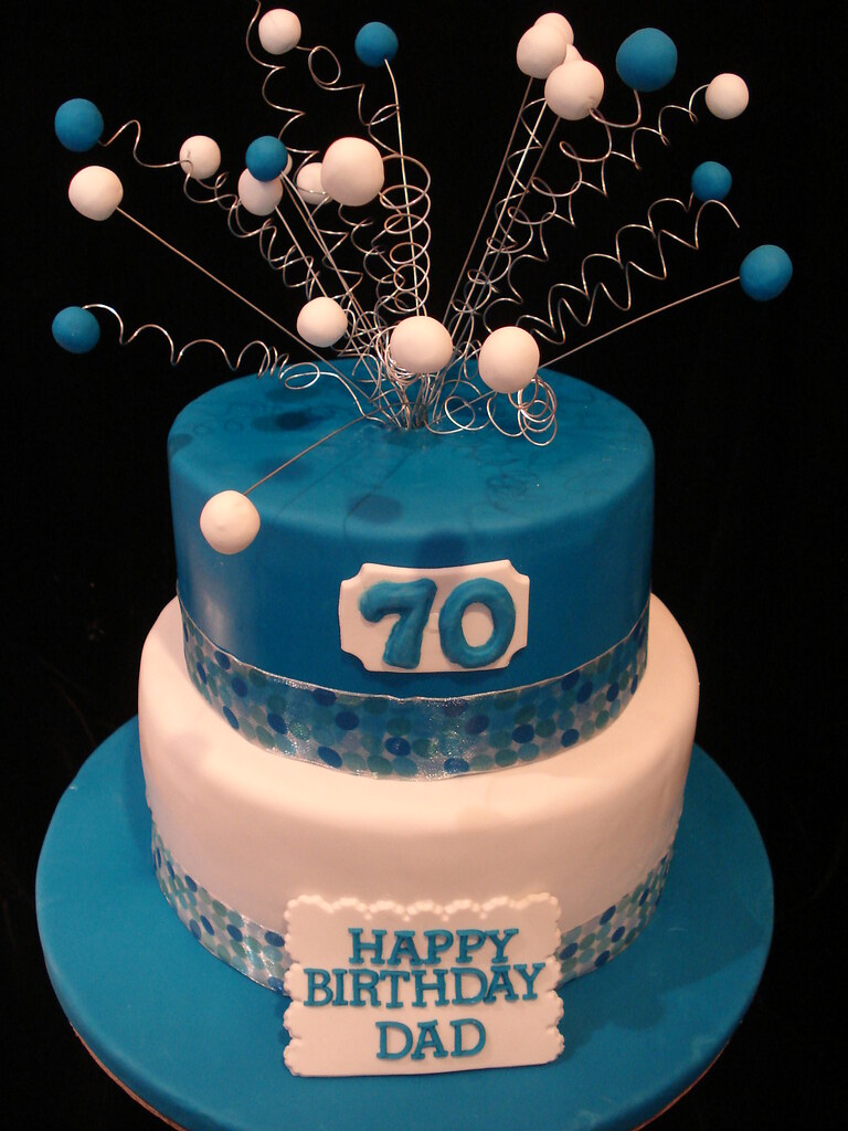 All sizes | Happy 70th Birthday Dad Cake | Flickr - Photo Sharing!