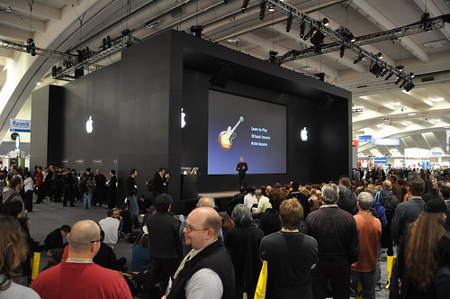 Apple's exhibitor hall pavilion | by Lee Bennett