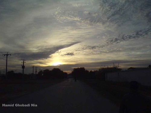 Sunrise by Hamid Ghobadi Nia, sky sunrise iran abadan آسمان طلوع خورشید