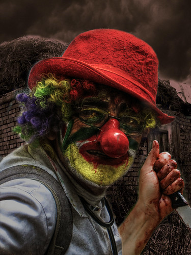 portrait of a clown by Kris Kros