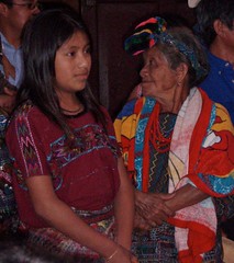 People at wedding - Boda en San Miguel Chicaj, Baja Verapaz, Guatemala