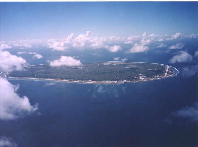 Nauru Island from the Air
